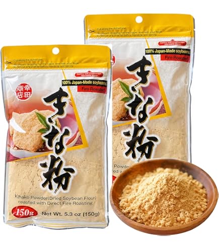 Amazon.com : 2 Packs Kinako Japanese Roasted Soybean Flour 142g